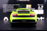 AutoArt Lamborghini 2010 Gallardo LP570-4 سوبرليجيرا جرين 1:18 – نموذج معدني قابل للجمع مصبوب، مصبوب.