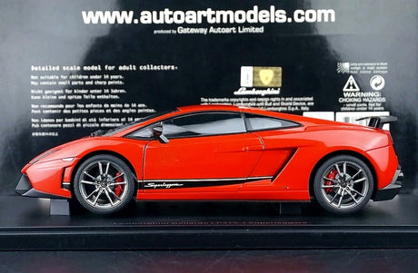 AutoArt Lamborghini 2010 Gallardo LP570-4 Superleggera Red 1:18 – Keräilyvalmisteinen valumalli