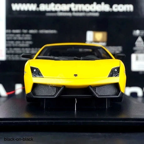 AutoArt Lamborghini 2010 Gallardo LP570-4 Superleggera Yellow 1:18 – Keräilyvalmisteinen valumalli