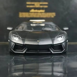 AutoArt Lamborghini 2011 Aventador LP700-4 Black 1:18 – Modèle moulé sous pression en métal de collection