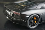 AutoArt Lamborghini 2011 Aventador LP700-4 Black 1:18 – Modèle moulé sous pression en métal de collection