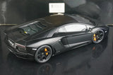 AutoArt Lamborghini 2011 Aventador LP700-4 Black 1:18 – Modèle moulé sous pression en métal de collection