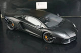 AutoArt Lamborghini 2011 Aventador LP700-4 Black 1:18 – Modèle moulé sous pression en métal de collection