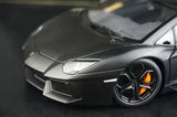 AutoArt Lamborghini 2011 Aventador LP700-4 Black 1:18 – Modèle moulé sous pression en métal de collection
