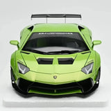 AutoArt Lamborghini 2011 Aventador LP700-4 LB Works Green 1:18 – Modello da collezione in pressofuso