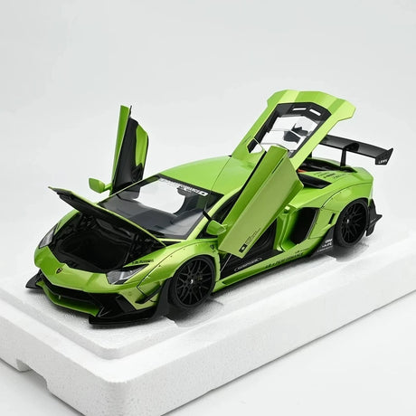 AutoArt Lamborghini 2011 Aventador LP700-4 LB Works Green 1:18 – Keräilyesineitä valuvalumallina