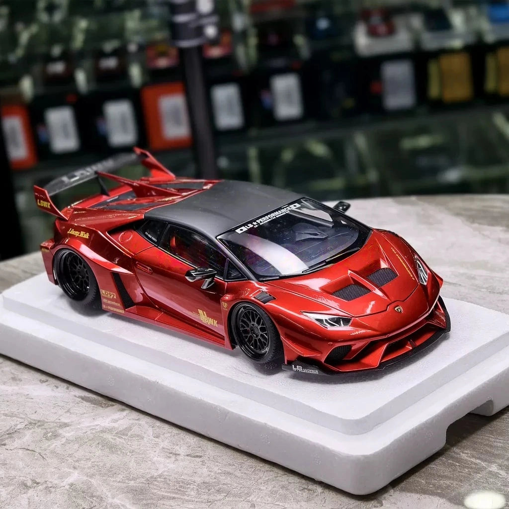 [AutoArt] 1:18 Lamborghini 2011 Aventador LP700-4 LB Works Red Model Car Die-Cast