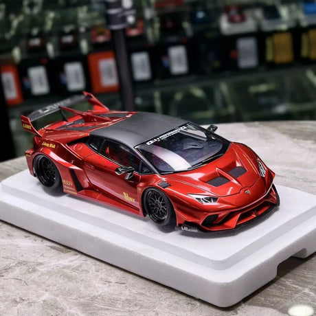 [AutoArt] 1:18 Lamborghini 2011 Aventador LP700-4 LB Works Red Model Car Die-Cast