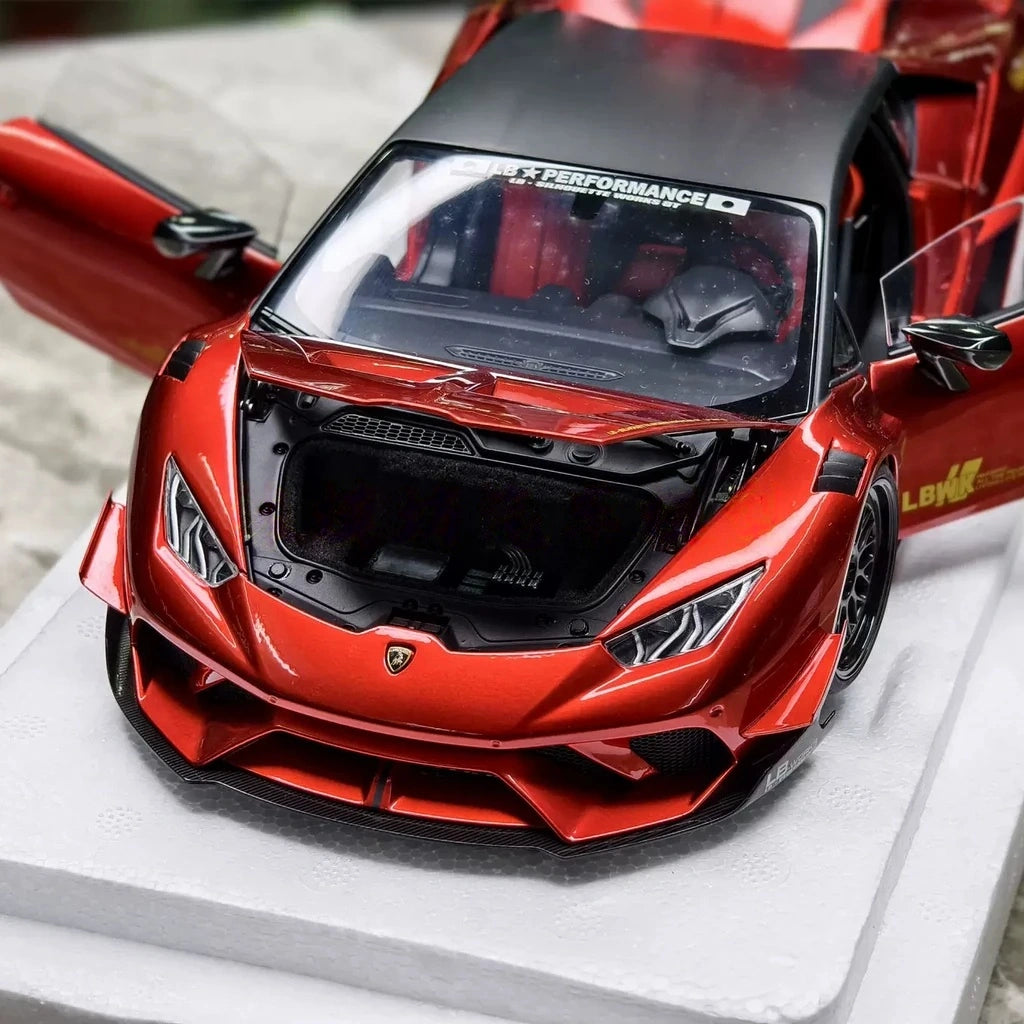 [AutoArt] 1:18 Lamborghini 2011 Aventador LP700-4 LB Works Red Model Car Die-Cast