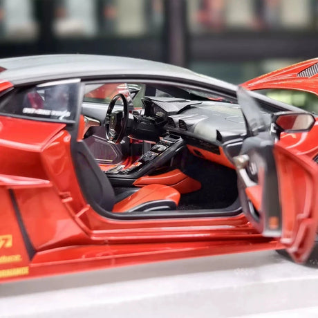 [AutoArt] 1:18 Lamborghini 2011 Aventador LP700-4 LB Works Red Model Car Die-Cast