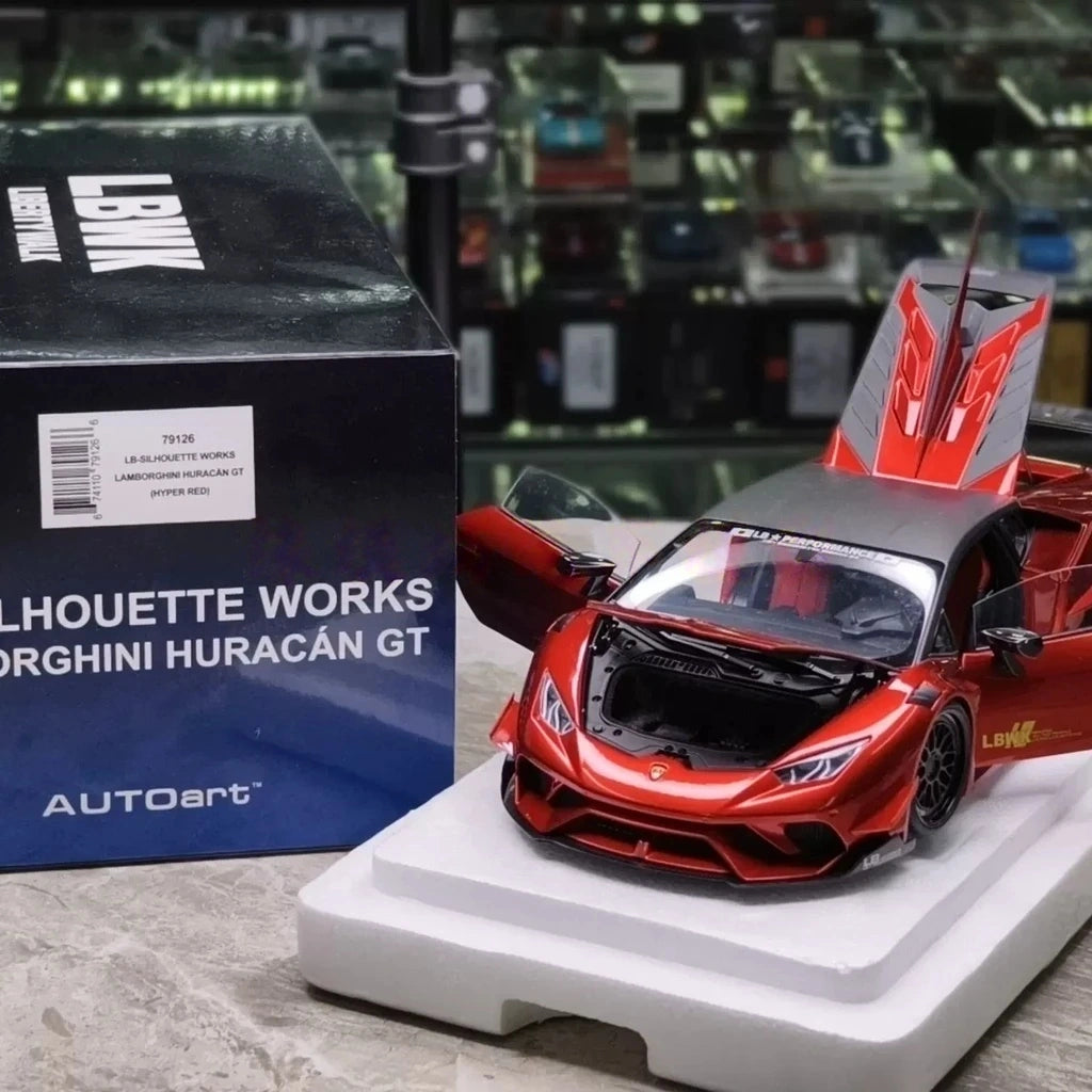 [AutoArt] 1:18 Lamborghini 2011 Aventador LP700-4 LB Works Red Model Car Die-Cast