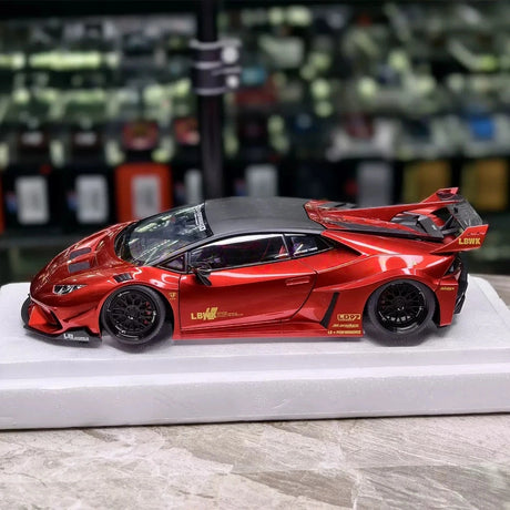 [AutoArt] 1:18 Lamborghini 2011 Aventador LP700-4 LB Works Red Model Car Die-Cast