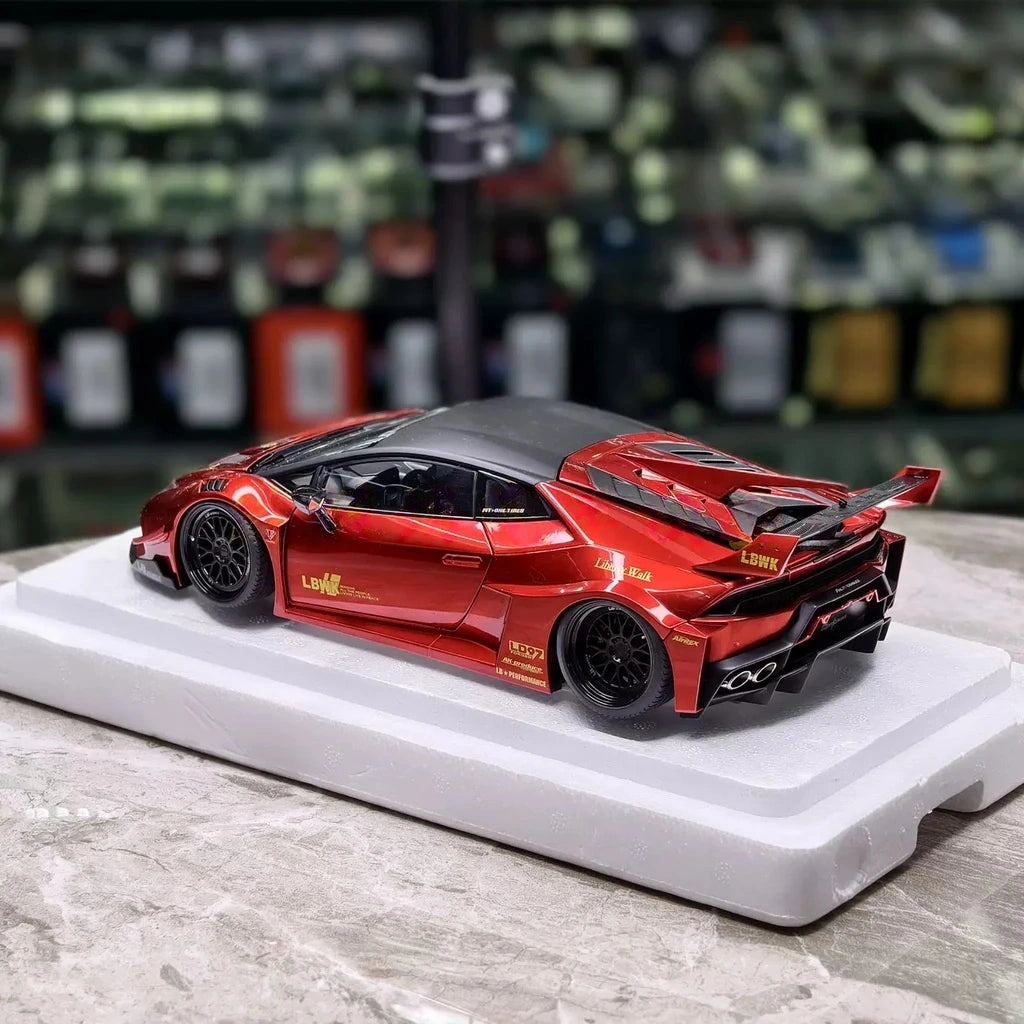 [AutoArt] 1:18 Lamborghini 2011 Aventador LP700-4 LB Works Red Model Car Die-Cast