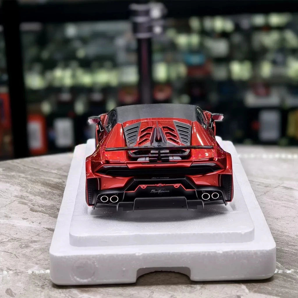 [AutoArt] 1:18 Lamborghini 2011 Aventador LP700-4 LB Works Red Model Car Die-Cast