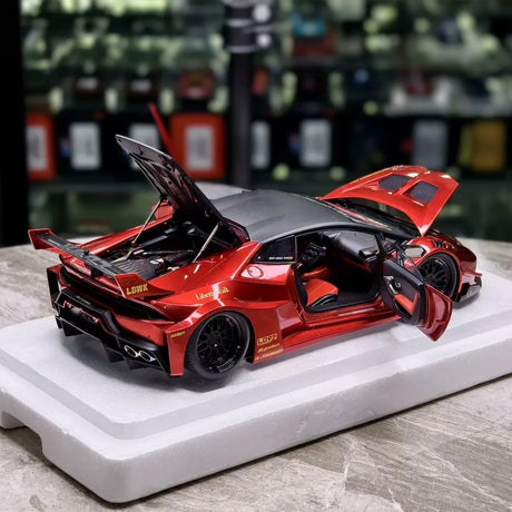 [AutoArt] 1:18 Lamborghini 2011 Aventador LP700-4 LB Works Red Model Car Die-Cast