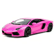 AutoArt Lamborghini 2011 Aventador LP700-4 الوردي 1:18 – مجسم سيارة معدني للعرض والاقتناء