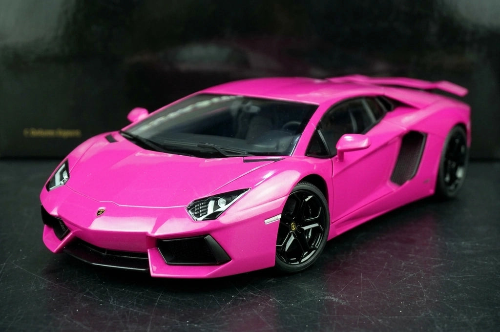 AutoArt Lamborghini 2011 Aventador LP700-4 Pink 1:18 – Modello da collezione in metallo pressofuso