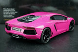 AutoArt Lamborghini 2011 Aventador LP700-4 Pink 1:18 – Modello da collezione in metallo pressofuso