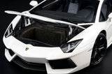 AutoArt Lamborghini 2011 Aventador LP700-4 وايت 1:18 – نموذج معدني قابل للجمع من القالب المصبوب