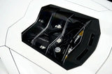 AutoArt Lamborghini 2011 Aventador LP700-4 وايت 1:18 – نموذج معدني قابل للجمع من القالب المصبوب