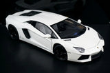 AutoArt Lamborghini 2011 Aventador LP700-4 وايت 1:18 – نموذج معدني قابل للجمع من القالب المصبوب