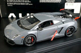 AutoArt Lamborghini 2011 Gallardo LP570-4 سوبر تروفيو سترادالي رمادي 1:18 – نموذج معدني قابل للجمع مصبوب، مصبوب.