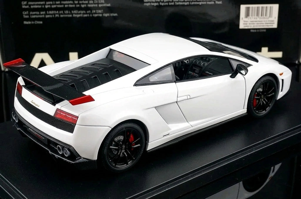 AutoArt Lamborghini 2011 Gallardo LP570-4 Super Trofeo Stradale White 1:18 – Modello da collezione pressofuso