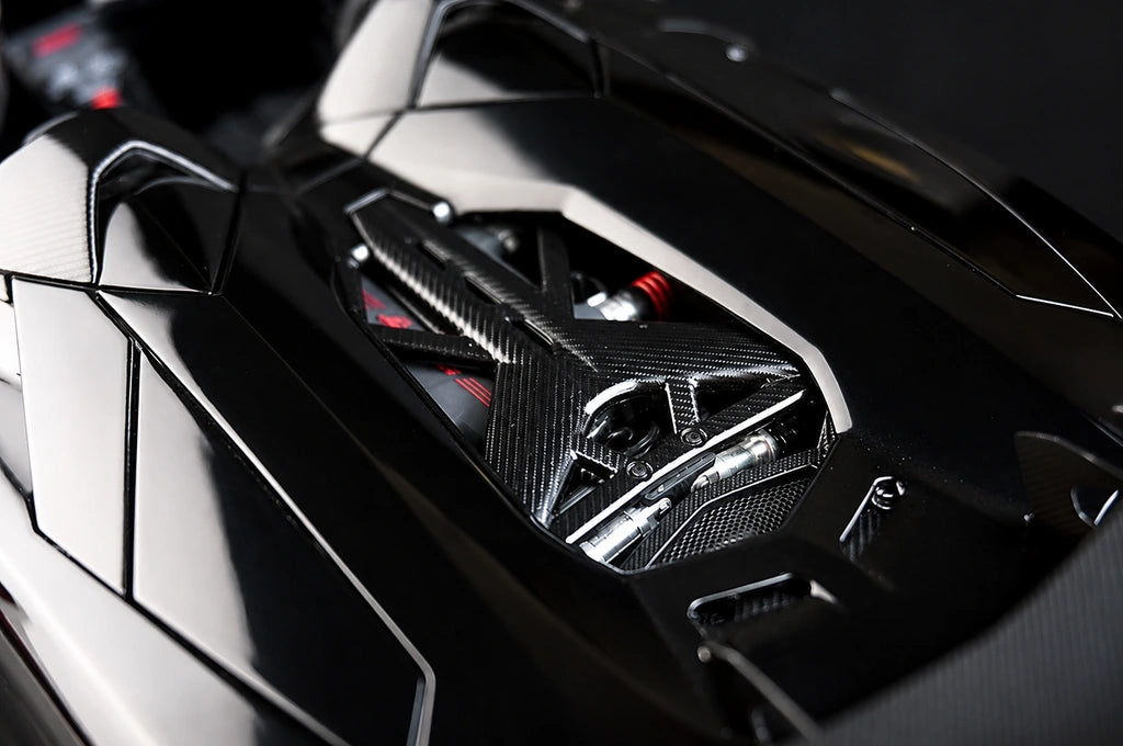 AutoArt Lamborghini 2012 Aventador J Black 1:18 – Collectible Diecast Model Die-Cast