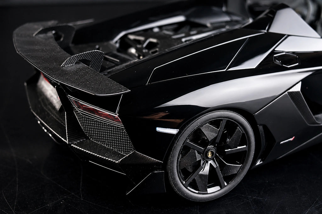 AutoArt Lamborghini 2012 Aventador J Black 1:18 – Collectible Diecast Model Die-Cast