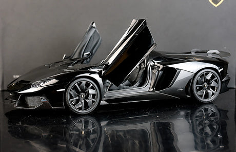 AutoArt Lamborghini 2012 Aventador J Black 1:18 – Keräilymallinen valuvalumalli