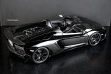 AutoArt Lamborghini 2012 Aventador J Black 1:18 – Collectible Diecast Model Die-Cast