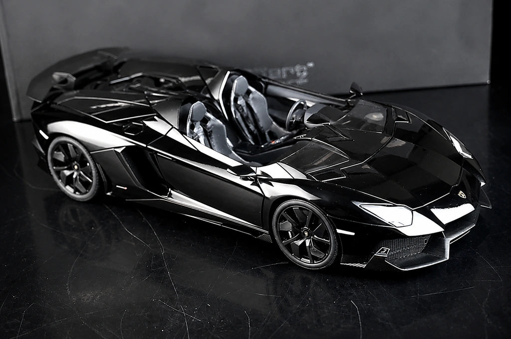 AutoArt Lamborghini 2012 Aventador J Black 1:18 – Collectible Diecast Model Die-Cast