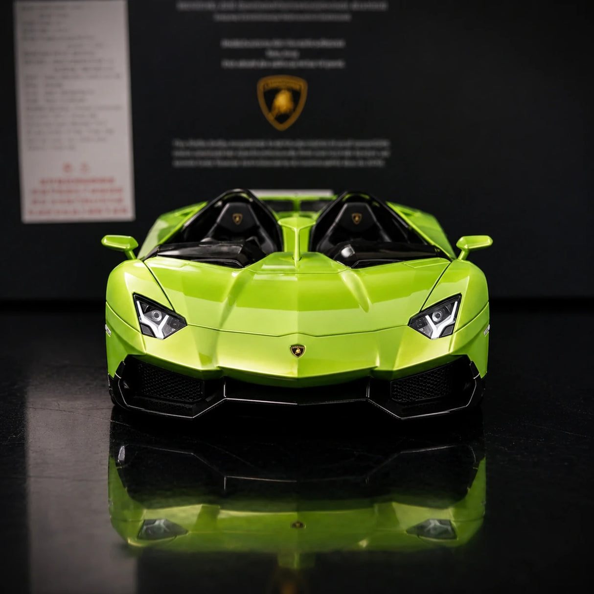 AutoArt Lamborghini 2012 Aventador J Green 1:18 – Collectible Diecast Model Die-Cast