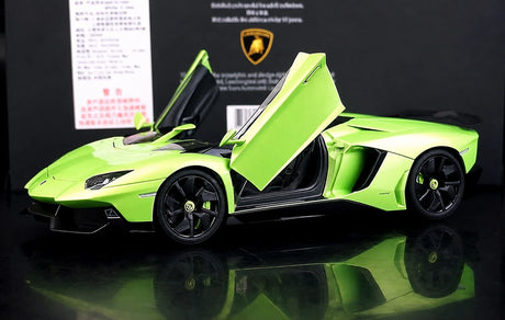 AutoArt Lamborghini 2012 Aventador J Green 1:18 – Keräilyvalmisteinen valumalli