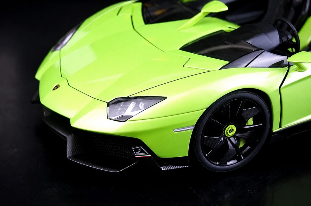 AutoArt Lamborghini 2012 Aventador J Green 1:18 – Collectible Diecast Model Die-Cast
