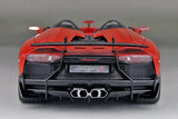 AutoArt Lamborghini 2012 Aventador جي ريد 1:18 – نموذج معدني قابل للجمع من القالب المصبوب
