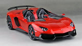 AutoArt Lamborghini 2012 Aventador جي ريد 1:18 – نموذج معدني قابل للجمع من القالب المصبوب