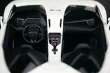 AutoArt Lamborghini 2012 Aventador J White 1:18 – نموذج معدني قابل للجمع مصبوب.
