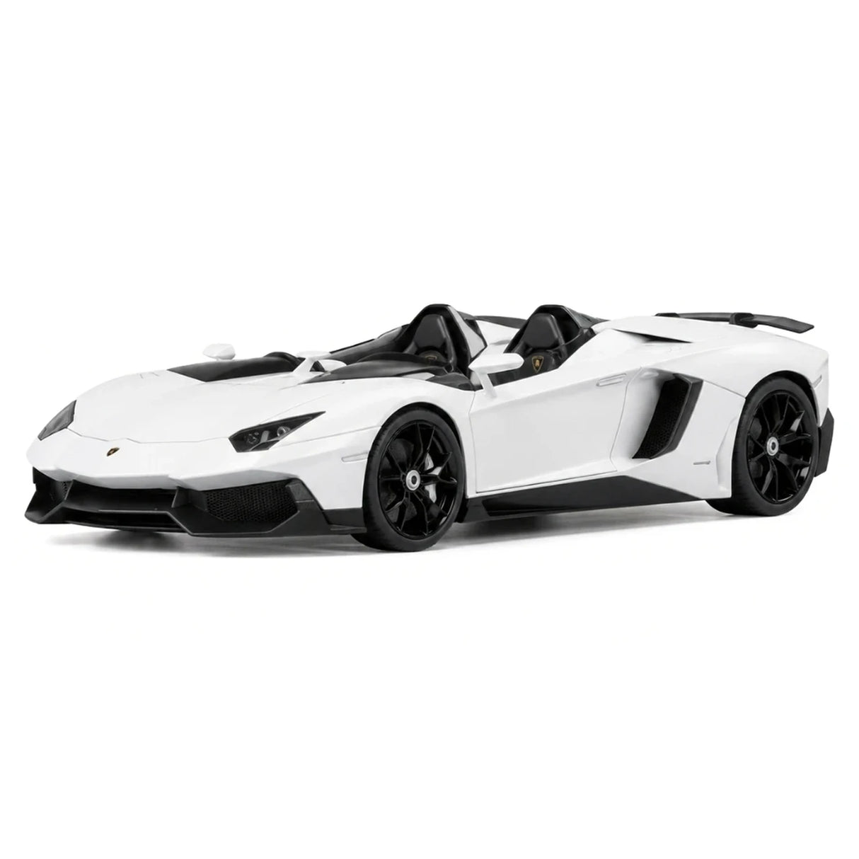 AutoArt Lamborghini 2012 Aventador J White 1:18 – نموذج معدني قابل للجمع مصبوب.