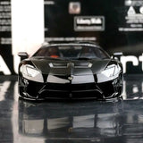 AutoArt Lamborghini 2012 Aventador LP700-4 LB-ووركس بلاك 1:18 – نموذج معدني قابل للجمع من القالب المصبوب