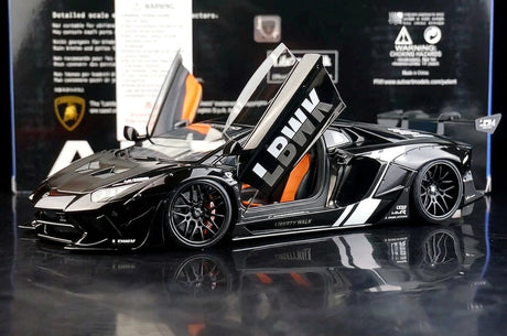 AutoArt Lamborghini 2012 Aventador LP700-4 LB-Works Black 1:18 – Keräilymalli valuvalumalli
