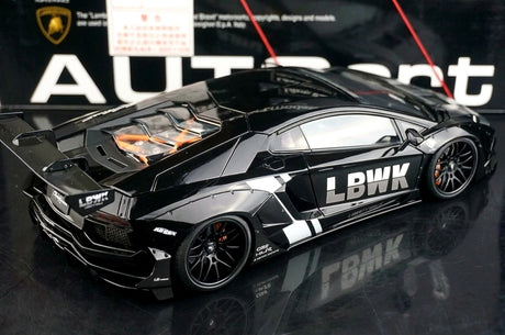 AutoArt Lamborghini 2012 Aventador LP700-4 LB-Works Black 1:18 – Keräilymalli valuvalumalli