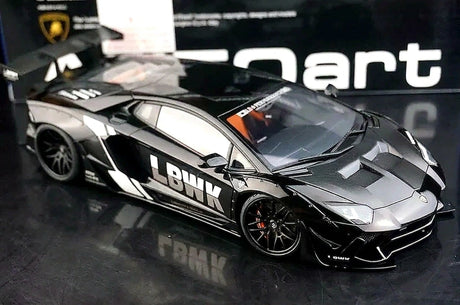 AutoArt Lamborghini 2012 Aventador LP700-4 LB-Works Black 1:18 – Keräilymalli valuvalumalli