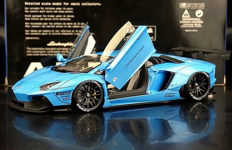 AutoArt Lamborghini 2012 Aventador LP700-4 LB-Works Blue 1:18 – Keräilyesineitä valuvalumalleja
