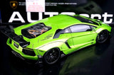 AutoArt Lamborghini 2012 Aventador LP700-4 LB-Works Green 1:18 – Modello da collezione in pressofuso