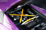 AutoArt Lamborghini 2012 Aventador LP700-4 LB-ووركس بنفسجي 1:18 – نموذج معدني قابل للجمع من القالب المصبوب