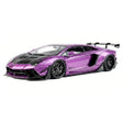 AutoArt Lamborghini 2012 Aventador LP700-4 LB-ووركس بنفسجي 1:18 – نموذج معدني قابل للجمع من القالب المصبوب