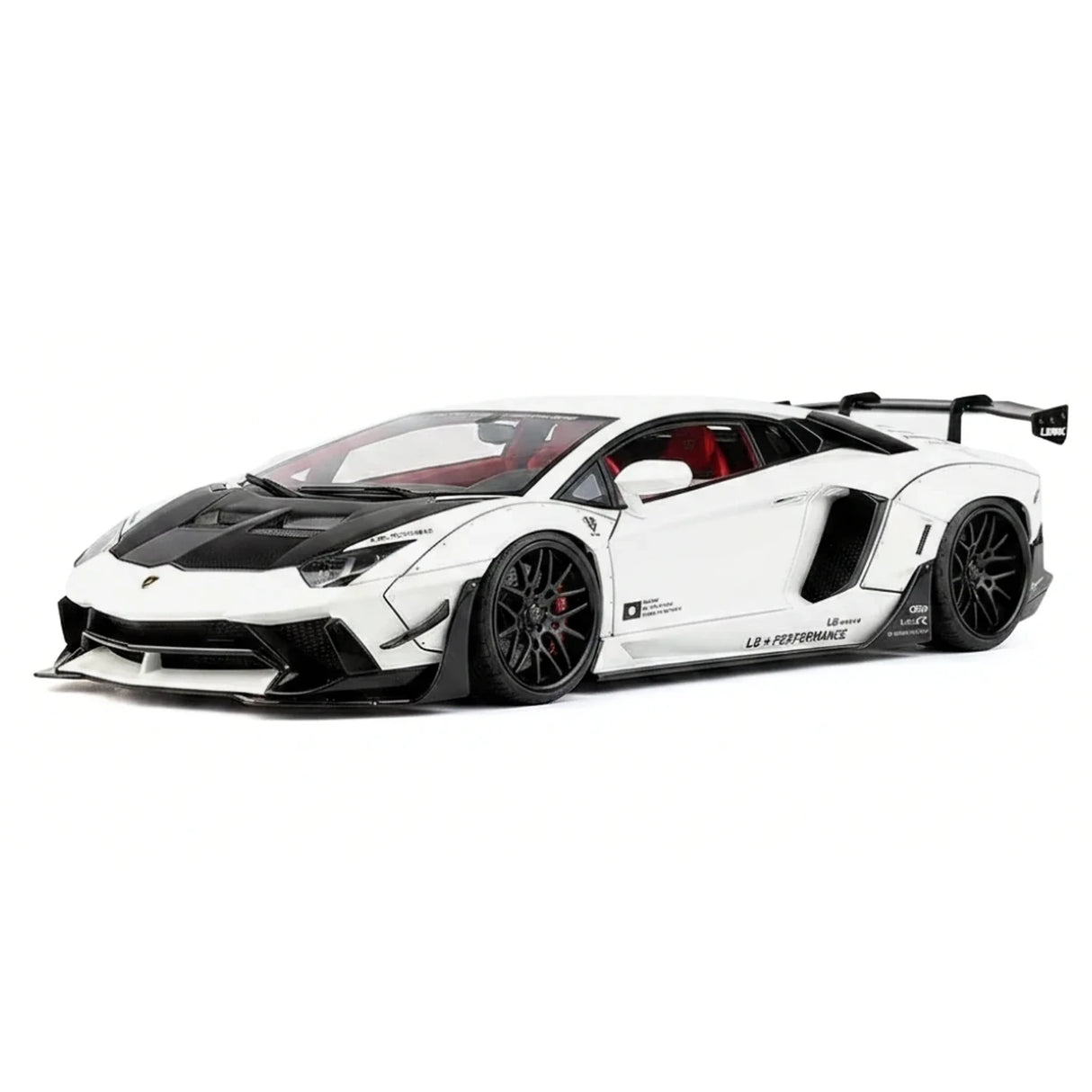 AutoArt Lamborghini 2012 Aventador LP700-4 LB-Works White 1:18 – Modello da collezione in metallo pressofuso
