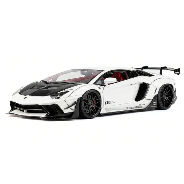 AutoArt Lamborghini 2012 Aventador LP700-4 LB-Works White 1:18 – Modello da collezione in metallo pressofuso