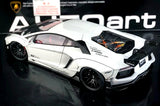 AutoArt Lamborghini 2012 Aventador LP700-4 LB-Works White 1:18 – Modello da collezione in metallo pressofuso
